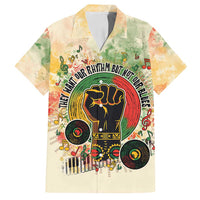 They Want Our Rhythm Not Our Blues Family Matching Summer Maxi Dress and Hawaiian Shirt African Music Pride