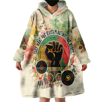 They Want Our Rhythm Not Our Blues Wearable Blanket Hoodie African Music Pride