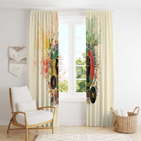 They Want Our Rhythm Not Our Blues Window Curtain African Music Pride