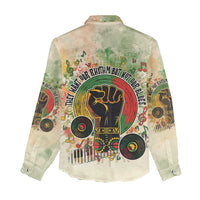They Want Our Rhythm Not Our Blues Women Casual Shirt African Music Pride