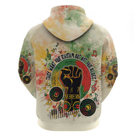 They Want Our Rhythm Not Our Blues Zip Hoodie African Music Pride