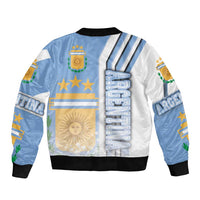 Argentina Football Bomber Jacket La Albiceleste Soccer - Road To Champion
