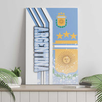 Argentina Football Canvas Wall Art La Albiceleste Soccer - Road To Champion