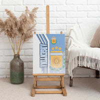 Argentina Football Canvas Wall Art La Albiceleste Soccer - Road To Champion