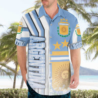 Argentina Football Hawaiian Shirt La Albiceleste Soccer - Road To Champion