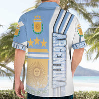 Argentina Football Hawaiian Shirt La Albiceleste Soccer - Road To Champion