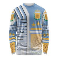 Argentina Football Long Sleeve Shirt La Albiceleste Soccer - Road To Champion