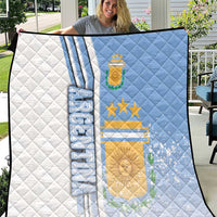 Argentina Football Quilt La Albiceleste Soccer - Road To Champion