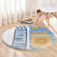 Argentina Football Round Carpet La Albiceleste Soccer - Road To Champion