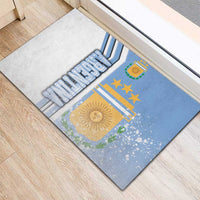 Argentina Football Rubber Doormat La Albiceleste Soccer - Road To Champion