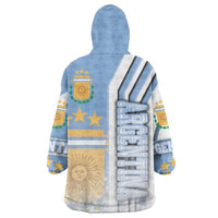 Argentina Football Wearable Blanket Hoodie La Albiceleste Soccer - Road To Champion