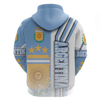 Argentina Football Zip Hoodie La Albiceleste Soccer - Road To Champion