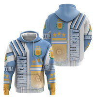 Argentina Football Zip Hoodie La Albiceleste Soccer - Road To Champion