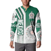 Mexico Football Button Sweatshirt El Tri Soccer - Road To Champion - Wonder Print Shop