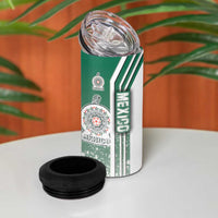 Mexico Football 4 in 1 Can Cooler Tumbler El Tri Soccer - Road To Champion - Wonder Print Shop