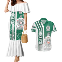 Mexico Football Couples Matching Mermaid Dress and Hawaiian Shirt El Tri Soccer - Road To Champion - Wonder Print Shop