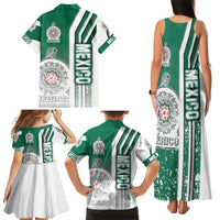 Mexico Football Family Matching Tank Maxi Dress and Hawaiian Shirt El Tri Soccer - Road To Champion - Wonder Print Shop