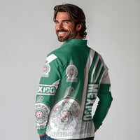 Mexico Football Long Sleeve Polo Shirt El Tri Soccer - Road To Champion - Wonder Print Shop