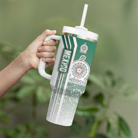 Mexico Football Tumbler With Handle El Tri Soccer - Road To Champion - Wonder Print Shop