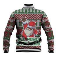 Africa Christmas Black Santa Fist Baseball Jacket All Power to the People - Wonder Print Shop