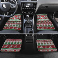 Africa Christmas Black Santa Fist Car Mats All Power to the People - Wonder Print Shop