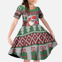 Africa Christmas Black Santa Fist Family Matching Summer Maxi Dress and Hawaiian Shirt All Power to the People - Wonder Print Shop