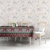 Africa Christmas Black Santa Fist Tablecloth All Power to the People - Wonder Print Shop
