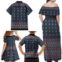I Want A Hippopotamus Christmas Family Matching Off Shoulder Maxi Dress and Hawaiian Shirt - Wonder Print Shop