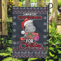 I Want A Hippopotamus Christmas Garden Flag - Wonder Print Shop