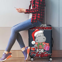 I Want A Hippopotamus Christmas Luggage Cover - Wonder Print Shop