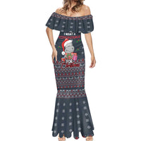 I Want A Hippopotamus Christmas Mermaid Dress - Wonder Print Shop