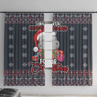 I Want A Hippopotamus Christmas Window Curtain - Wonder Print Shop