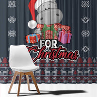 I Want A Hippopotamus Christmas Window Curtain - Wonder Print Shop