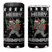Merry Krampus 4 in 1 Can Cooler Tumbler Christmas Gifts - Wonder Print Shop