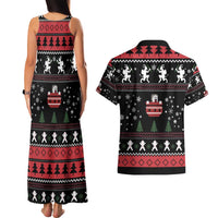 Merry Krampus Couples Matching Tank Maxi Dress and Hawaiian Shirt Christmas Gifts - Wonder Print Shop