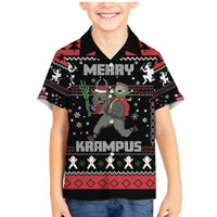 Merry Krampus Family Matching Mermaid Dress and Hawaiian Shirt Christmas Gifts - Wonder Print Shop