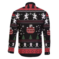 Merry Krampus Family Matching Off The Shoulder Long Sleeve Dress and Hawaiian Shirt Christmas Gifts - Wonder Print Shop