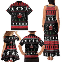 Merry Krampus Family Matching Tank Maxi Dress and Hawaiian Shirt Christmas Gifts - Wonder Print Shop