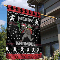 Merry Krampus Garden Flag Christmas Gifts - Wonder Print Shop