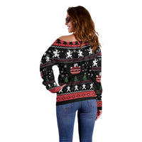 Merry Krampus Off Shoulder Sweater Christmas Gifts - Wonder Print Shop