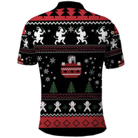 Merry Krampus Polo Shirt Christmas Gifts - Wonder Print Shop