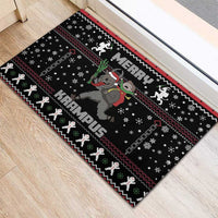 Merry Krampus Rubber Doormat Christmas Gifts - Wonder Print Shop