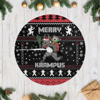 Merry Krampus Tree Skirt Christmas Gifts - Wonder Print Shop