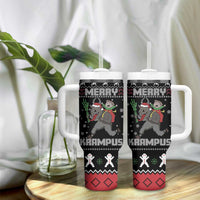 Merry Krampus Tumbler With Handle Christmas Gifts - Wonder Print Shop