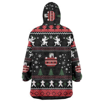 Merry Krampus Wearable Blanket Hoodie Christmas Gifts - Wonder Print Shop