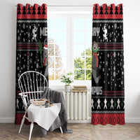 Merry Krampus Window Curtain Christmas Gifts - Wonder Print Shop