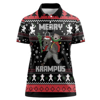 Merry Krampus Women Polo Shirt Christmas Gifts - Wonder Print Shop