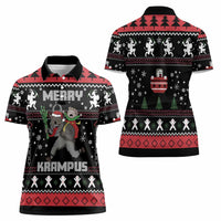 Merry Krampus Women Polo Shirt Christmas Gifts - Wonder Print Shop