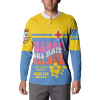 Aruba Button Sweatshirt One Happy Island 2025 - Wonder Print Shop