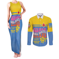 Aruba Couples Matching Tank Maxi Dress and Long Sleeve Button Shirt One Happy Island 2025 - Wonder Print Shop